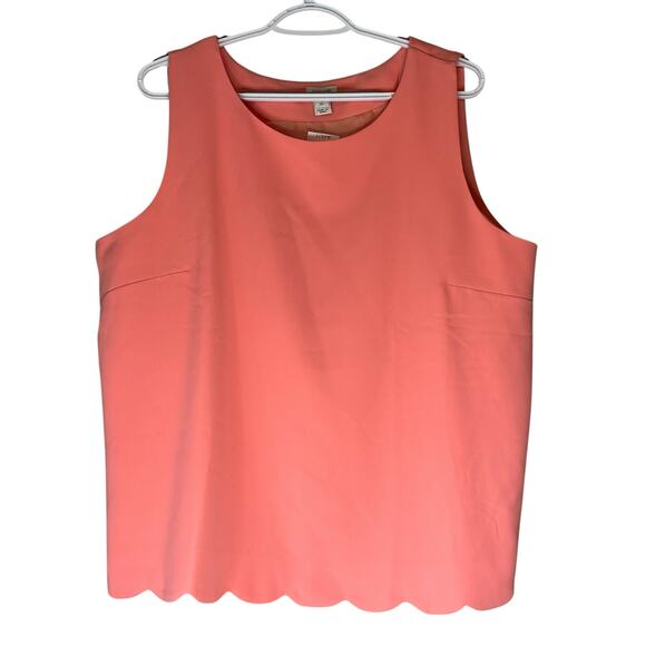 NWT! J. Crew Peach Tank Top Size XL - Picture 1 of 13